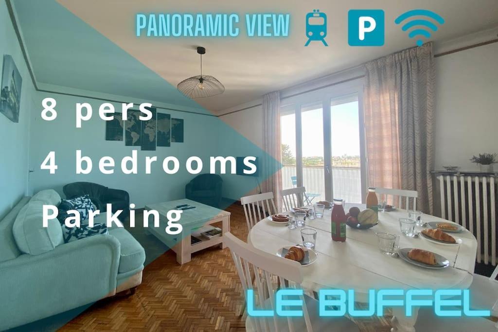 Le Buffel - Appartement 4 Chambres, Parking, Wi-Fi, Tram - 8Pers Montpellier Exteriér fotografie